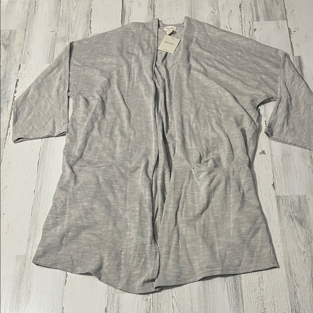 Donni.  Ribbed Cardigan. One size fits all NWT